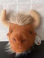 Knuffelhoofd koe of stier., Verzenden, Nieuw, Koe