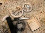 Wii met 4 controllers en 2 stuurtjes (50+ spellen mogelijk), Verzenden, Gebruikt, Met 3 controllers of meer, Met stuurtje