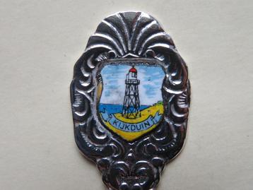 Lepeltje Vuurtoren Kijkduin porseleinen schildje beschikbaar voor biedingen