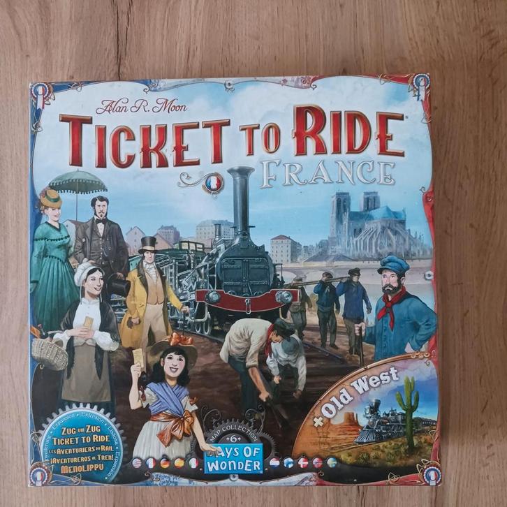 Nr 68) Ticket to Ride. France/Old West, Hobby en Vrije tijd, Gezelschapsspellen | Bordspellen, Zo goed als nieuw, Ophalen of Verzenden