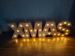 Kerst  verlichting houten letters, Ophalen of Verzenden, Nieuw