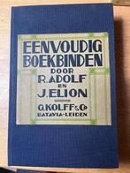 Boekbinden, Boeken, Gelezen, Ophalen of Verzenden, Kolff, Overige onderwerpen