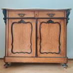 Mooie antieke commode marmeren blad - brocante kast dressoir, Kinderen en Baby's, Kinderkamer | Commodes en Kasten, Ophalen, Voetruimte