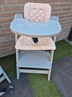 Kidsmill meegroeistoel Grijs / Roze, Kinderen en Baby's, Kinderstoelen, Ophalen, Gebruikt, Meegroeistoel, Afneembaar eetblad