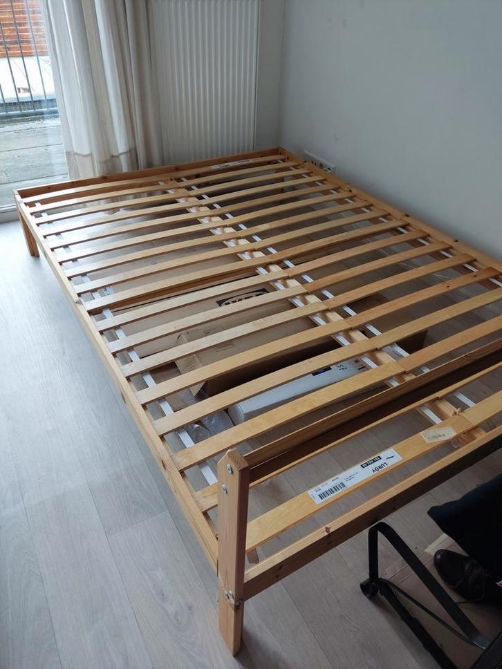 IKEA NEIDEN bedframe 140x200 - Zo goed als nieuw!, Huis en Inrichting, Slaapkamer | Bedden, Zo goed als nieuw, Tweepersoons, 140 cm