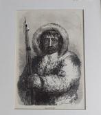 KALUTUNAH, afb. historische prent eskimo, Antiek en Kunst, Ophalen of Verzenden