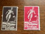 Olympische spelen 1928 ,2 originele sluitzegels, Ophalen of Verzenden