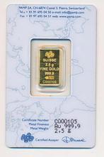 Goud baar 2,5 gram Suisse, Ophalen of Verzenden, Goud