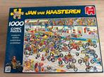 Jan van Haasteren puzzel - Motorrace - 1000 stuks., Ophalen of Verzenden, 500 t/m 1500 stukjes, Zo goed als nieuw, Legpuzzel