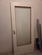 Binnendeur 93x211 met glas en kozijn, Doe-het-zelf en Verbouw, Ophalen, Glas, Binnendeur, 200 tot 215 cm