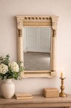 Brocant Empire stijl spiegel-decoratief klassiek-shabby chic, Antiek en Kunst, Antiek | Spiegels, Ophalen, Rechthoekig, Minder dan 50 cm