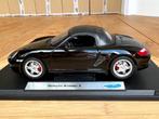 Porsche Boxster S 987 zwart 1:18 in doos ovp zeldzaam Welly, Hobby en Vrije tijd, Ophalen of Verzenden, Gebruikt, Auto, Welly