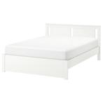 Songesand IKEA bed, Ophalen, Eenpersoons, Wit, 140 cm