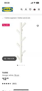 Ikea Tjusig Hanger white, Huis en Inrichting, Woonaccessoires | Kapstokken, Ophalen of Verzenden, Nieuw, Hout, Minder dan 100 cm