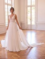 Nieuwe Limited Edition trouwjurk Adan flowy rok, Ophalen of Verzenden, Nieuw, Wit, Trouwjurk