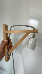 Houten Wandlamp met Snoer, Ophalen of Verzenden, Zo goed als nieuw, Hout