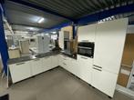 Complete keuken Compleet met APP 120Keukens op voorraad 2686, Verzenden, Wit, Hoekkeuken, Zo goed als nieuw