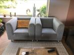 Fauteuils 2 kleur grijs gebruikt, Huis en Inrichting, Fauteuils, Ophalen, Gebruikt, 75 tot 100 cm, 75 tot 100 cm