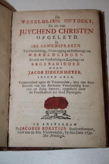 J. Ziegenmeyer - De wereldling ontdekt (1739) beschikbaar voor biedingen