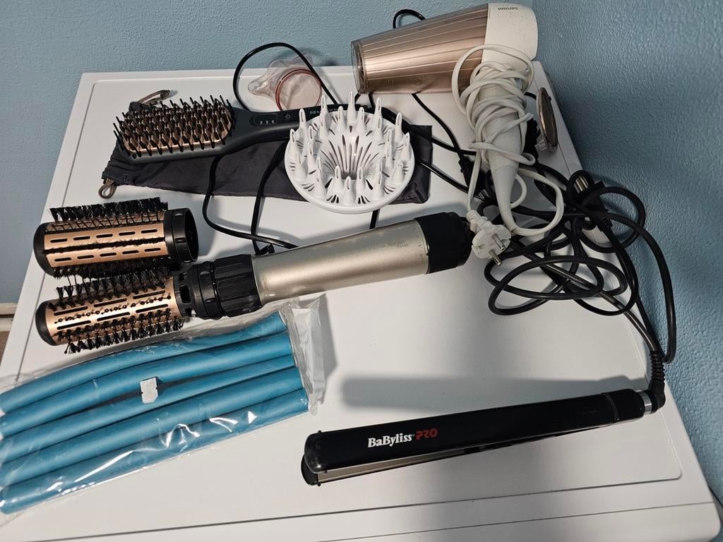 haardroger Philips, Remington, stijltang Babyliss pro, Ophalen, Zo goed als nieuw