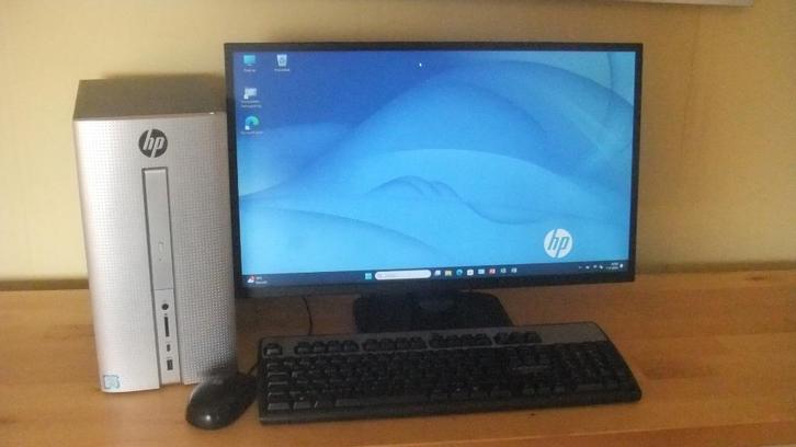 HP Pavilion i7-6700 met Windows 11 ssd,  wifi p.c als set., Computers en Software, Desktop Pc's, Zo goed als nieuw, 3 tot 4 Ghz