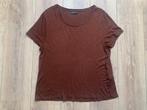 By Malene Birger T-shirt blouse rood koper bordeaux S/36, Verzenden, Maat 36 (S), Gedragen, Rood