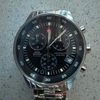 Swiss Military by chrono herenhorloge, Ophalen of Verzenden, Zo goed als nieuw, Staal, Overige merken