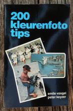 200 Kleurenfototips (Emile Voogel / Peter Keyzer) 3+1 gratis, Ophalen, Fotograferen en Filmen, Zo goed als nieuw, Voogel / Keyzer
