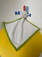 2978 ZDT ZD trading action doekje lap konijn wit groen 4x, Kinderen en Baby's, Ophalen of Verzenden, Zo goed als nieuw, Overige typen