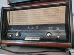 Antieke Philips Bi-Ampli buizenradio jaren 50, Ophalen of Verzenden, Gebruikt, Radio