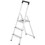 Hailo L40 Aluminium Huishoudtrap / Klustrap 3 treden, Hailo DE, Nieuw, Ophalen of Verzenden, Info@hailo.de