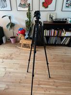 Velbon DV-6000 statief met Vel-flo PH-358 balhoofd, Zo goed als nieuw, 150 tot 175 cm, Met balhoofd, Ophalen of Verzenden