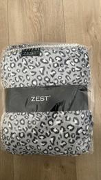 Nieuw GAEVE Zest Fleece Deken-Grijze Panterprint - 125x150cm, Ophalen of Verzenden, Nieuw, 100 cm of meer, Deken