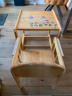 Kinder tafel en stoel | kinder hoogstoel | 2 functies combi, Tafel(s) en Stoel(en), Zo goed als nieuw, Ophalen