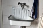 Uitstort gootsteen wit gebruikt, Doe-het-zelf en Verbouw, Sanitair, Ophalen, Gebruikt, Wastafel