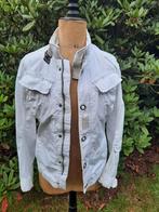 G star wit spijkerjack maat small rits zakken, Gstar, Wit, Ophalen of Verzenden, Lange mouw