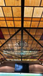 Groot glas in lood raam 3.70 x 3.20, Ophalen