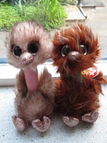 Struisvogel  Henna + Orson merk TY Beanie Boo meten ca 23 cm beschikbaar voor biedingen