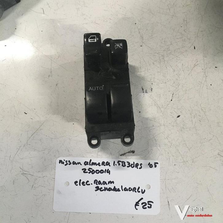 Nissan Almera 1.5 B 3drs 2005 2500014 Raamschakelaars linksv, Auto-onderdelen, Dashboard en Schakelaars, Gebruikt, Ophalen of Verzenden