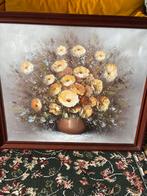 Bloemenschilderij - Samson - 57x67 cm, Antiek en Kunst, Ophalen of Verzenden