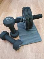 Fitness setje, Sport en Fitness, Fitnessmaterialen, Ophalen of Verzenden, Zo goed als nieuw, Dumbbell