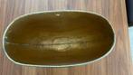 Planter Nynke gold D47x21 H31 Ovaal, Tuin en Terras, Bloempotten, Ophalen, Binnen, Zo goed als nieuw, Metaal