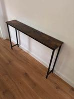 Sidetable - bijzettafel - Zo Goed Als Nieuw, Huis en Inrichting, Ophalen, 100 tot 150 cm, Sidetable industrieel, Zo goed als nieuw