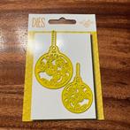 Snijmal 39 kerstballen geel, Ophalen of Verzenden, Zo goed als nieuw, Overige thema's, Pons of Mal