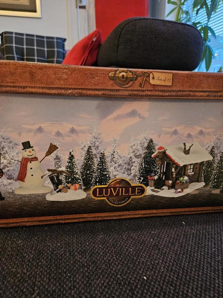 Luville Kersthuisje Startersdoos - Compleet, Diversen, Kerst, Zo goed als nieuw, Ophalen