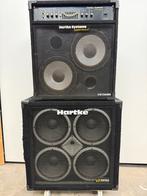 Hartke 210 combo 350 watt bas versterker en VX410 cabinet, Muziek en Instrumenten, Versterkers | Bas en Gitaar, Ophalen, Gebruikt