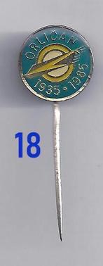 Orlican 1935 - 1985 Zweefvliegtuig bouwer Speldje ( 18 ), Verzamelen, Speldjes, Pins en Buttons, Ophalen of Verzenden, Gebruikt