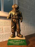 Duiker zoals vroeger, antieke duiker met duikhelm, gietijzer, Ophalen of Verzenden