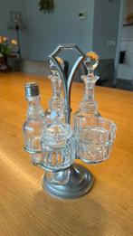 Olie setje, stel peper zout olie azijn setje, cruet set, Ophalen of Verzenden