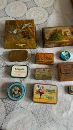 Diverse metaal en houten blikjes., Ophalen, Gebruikt, Overige, Overige merken